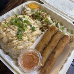 Chicken Sisig, Lumpia Chicken Sisig, Lumpia