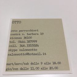 Salone Otto di Marco Carlotto - Contact info and hours