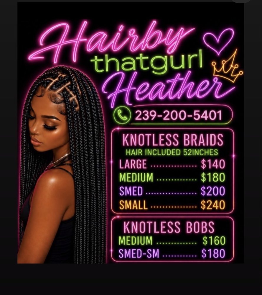 Hair by That Gurl Heather Logo
