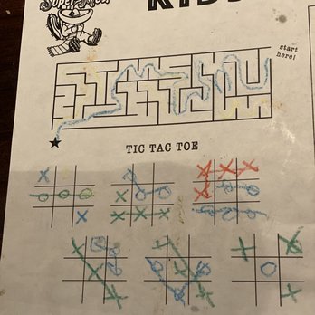 Super Mex - Today we discovered w/the help of the kids menu that my autistic nephew loves mazes and cheats at tic tac toe - Mexican Near Me - Lakewood, California