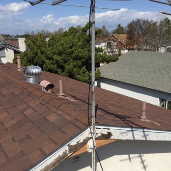 Brad Man Handy - The wood around the antenna bracket had rotted away.  Brad remounted it and fixed it. - Handyman Near Me - Long Beach, California