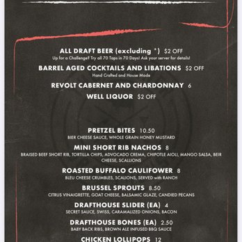 The Corner Drafthouse - Happy hour menu - Gastropubs Near Me - San Diego, California The Corner Drafthouse - Happy hour menu - Gastropubs Near Me - San Diego, California
