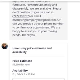 Quote for service