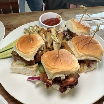Pink Duck Kitchen - Adobo Fried Chicken Sliders - Breakfast & Brunch Near Me - Henderson, Nevada Pink Duck Kitchen - Adobo Fried Chicken Sliders - Breakfast & Brunch Near Me - Henderson, Nevada