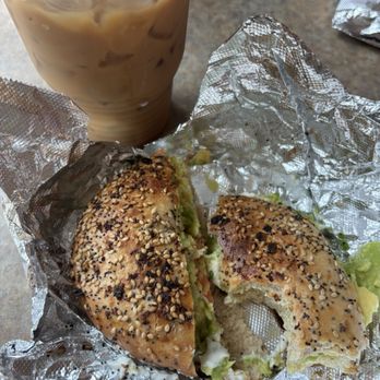 Babes Bagels & Beans - Babes Special and Coconut Macaroon Latte - Coffee & Tea Near Me - Corning, New York