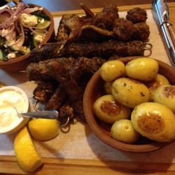 Greek Kouzina Semaphore - All the meat platter!