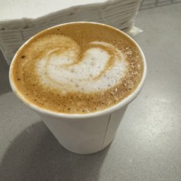 Cortado with oat milk Cortado with oat milk