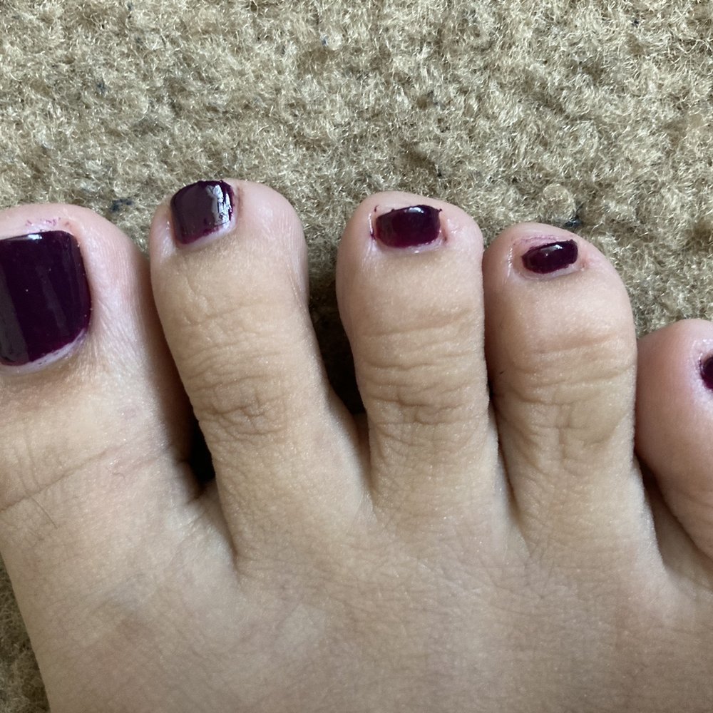 KB Nails - Nail not fully painted. - Nail Salons Near Me - Sacramento, California KB Nails - Nail not fully painted. - Nail Salons Near Me - Sacramento, California