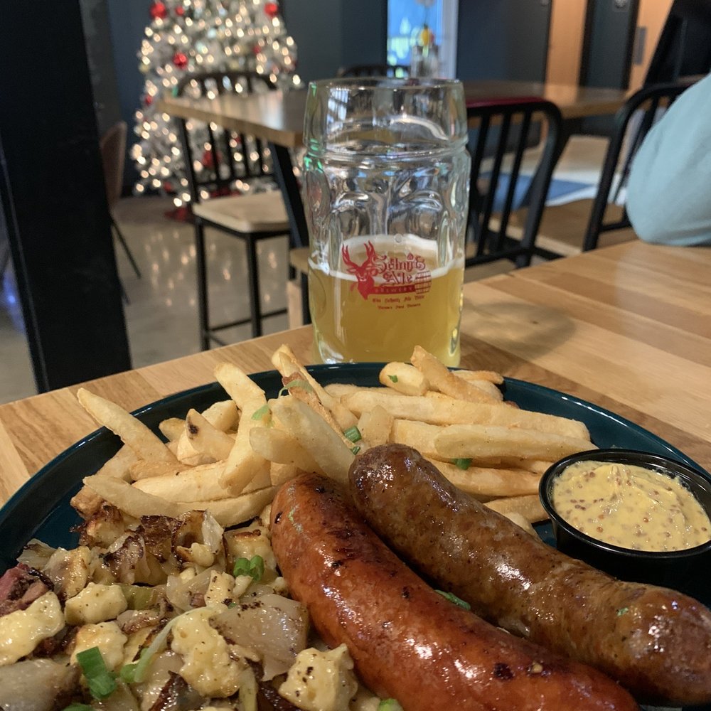 Schnitz Ale Brewery - Sausage and spaetzle I'm in German heaven. - Breweries Near Me - Parma, Ohio Schnitz Ale Brewery - Sausage and spaetzle I'm in German heaven. - Breweries Near Me - Parma, Ohio