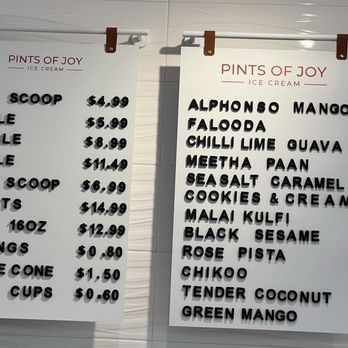 Pints Of Joy - Ice Cream & Frozen Yogurt Near Me - Fremont, California