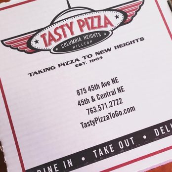 Tasty Pizza - Hangar 45 - pizza box - Pizza Near Me - Minneapolis, Minnesota
