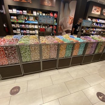 Lindt Chocolate Shop - Buckets of truffles arranged by flavor! - Chocolatiers & Shops Near Me - Nashville, Tennessee