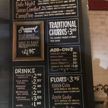 Churro Co - Menu - Desserts Near Me - Austin, Texas Churro Co - Menu - Desserts Near Me - Austin, Texas