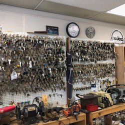 One half of our shop keys!