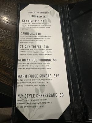 Menu photo 6 James Madison's Pub Madison, CT