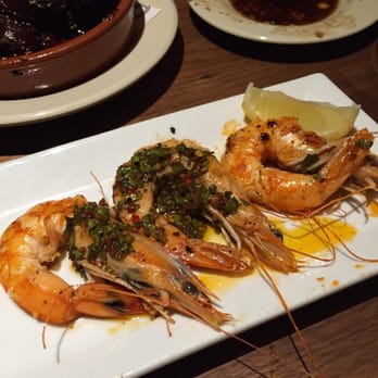 Barcelona Reston - Pan seared prawns with chimichurri - Tapas/Small Plates Near Me - Reston, Virginia