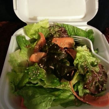 Charki’s Teriyaki - Green salad with house dressing - Japanese Near Me - Yuma, Arizona