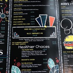 The Diner - Mains and Healthier Choices