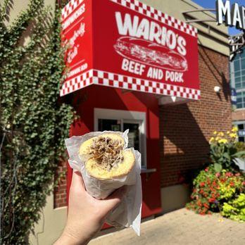 Warios Beef and Pork - The Steak Sandwich Wario's Way - IG @bougiefoodieboi - Cheesesteaks Near Me - Columbus, Ohio Warios Beef and Pork - The Steak Sandwich Wario's Way - IG @bougiefoodieboi - Cheesesteaks Near Me - Columbus, Ohio