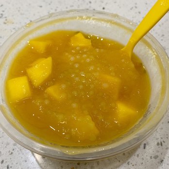 Hui Lau Shan - Mango sago with pearls exposed - Juice Bars & Smoothies Near Me - East Rutherford, New Jersey Hui Lau Shan - Mango sago with pearls exposed - Juice Bars & Smoothies Near Me - East Rutherford, New Jersey