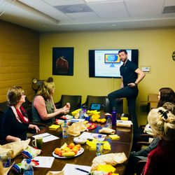 Radius Physical + Sports Rehab - Got to spend our lunch hour with the amazing folks at Coldwell Banker to share some workplace pain prevention hacks. #corporatewellness