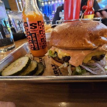 Surly Brewing - The habanero sauce adds to the delicious smash burger. - Breweries Near Me - Minneapolis, Minnesota Surly Brewing - The habanero sauce adds to the delicious smash burger. - Breweries Near Me - Minneapolis, Minnesota