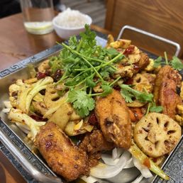 Dry Pot Chicken Wings In Hot Spicy Sauce Dry Pot Chicken Wings In Hot Spicy Sauce