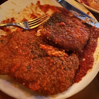 Capo Restaurant - Flipped Inedible Burnt Chicken Capo Parmigiana - Bars Near Me - Boston, Massachusetts