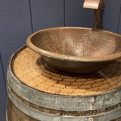 Nickle Creek Vineyard - Cool sink in the restrooms