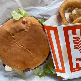 Whataburger - a hamburger and onion rings - Burgers Near Me - Mesa, Arizona Whataburger - a hamburger and onion rings - Burgers Near Me - Mesa, Arizona