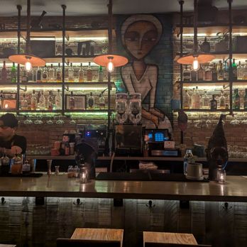 Ras Plant Based - The bar. You can't tell but this place is hopping for a Thursday nite. - Ethiopian Near Me - Brooklyn, New York Ras Plant Based - The bar. You can't tell but this place is hopping for a Thursday nite. - Ethiopian Near Me - Brooklyn, New York