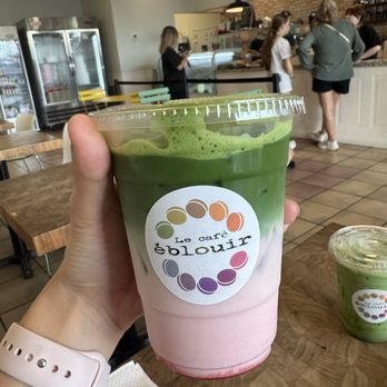 Le Cafe Eblouir - Iced Strawberry matcha latte - Cafes Near Me - Gretna, Louisiana Le Cafe Eblouir - Iced Strawberry matcha latte - Cafes Near Me - Gretna, Louisiana