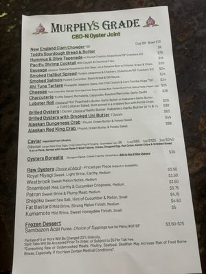 Menu photo 4 Murphys Grade Murphys, CA