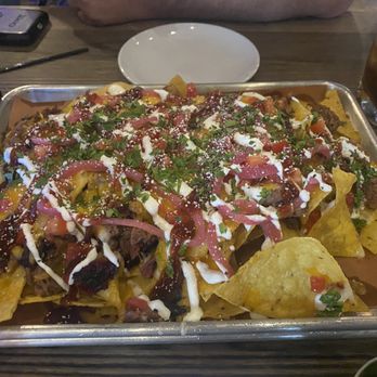 The Brew Bridge - Brisket nachos - Breweries Near Me - Owensboro, Kentucky