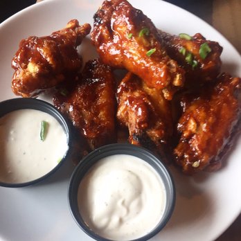 Volare - Spicy Bourbon BBQ wings. Amazing! - Bars Near Me - Norman, Oklahoma Volare - Spicy Bourbon BBQ wings. Amazing! - Bars Near Me - Norman, Oklahoma