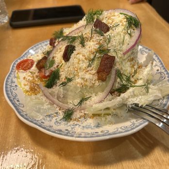 Parlour KP - Wedge salad with crispy bacon, dill and ranch - Pizza Near Me - Delano, California Parlour KP - Wedge salad with crispy bacon, dill and ranch - Pizza Near Me - Delano, California