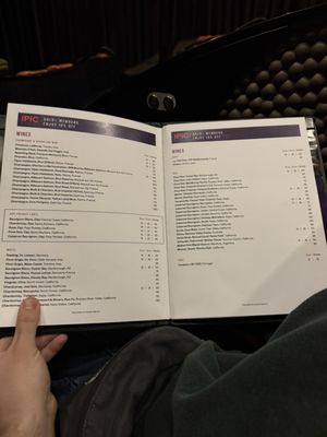 Menu photo 4 IPIC Pasadena Pasadena, CA