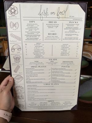 Menu photo 2 Fish Nor Fowl Pittsburgh, PA