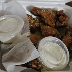 Parmesan garlic wings
