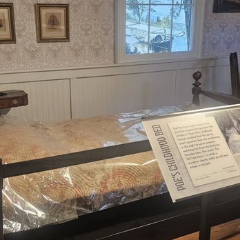 The Poe Museum - Edgar Allen Poe childhood bed / bunk - Museums Near Me - Richmond, Virginia The Poe Museum - Edgar Allen Poe childhood bed / bunk - Museums Near Me - Richmond, Virginia
