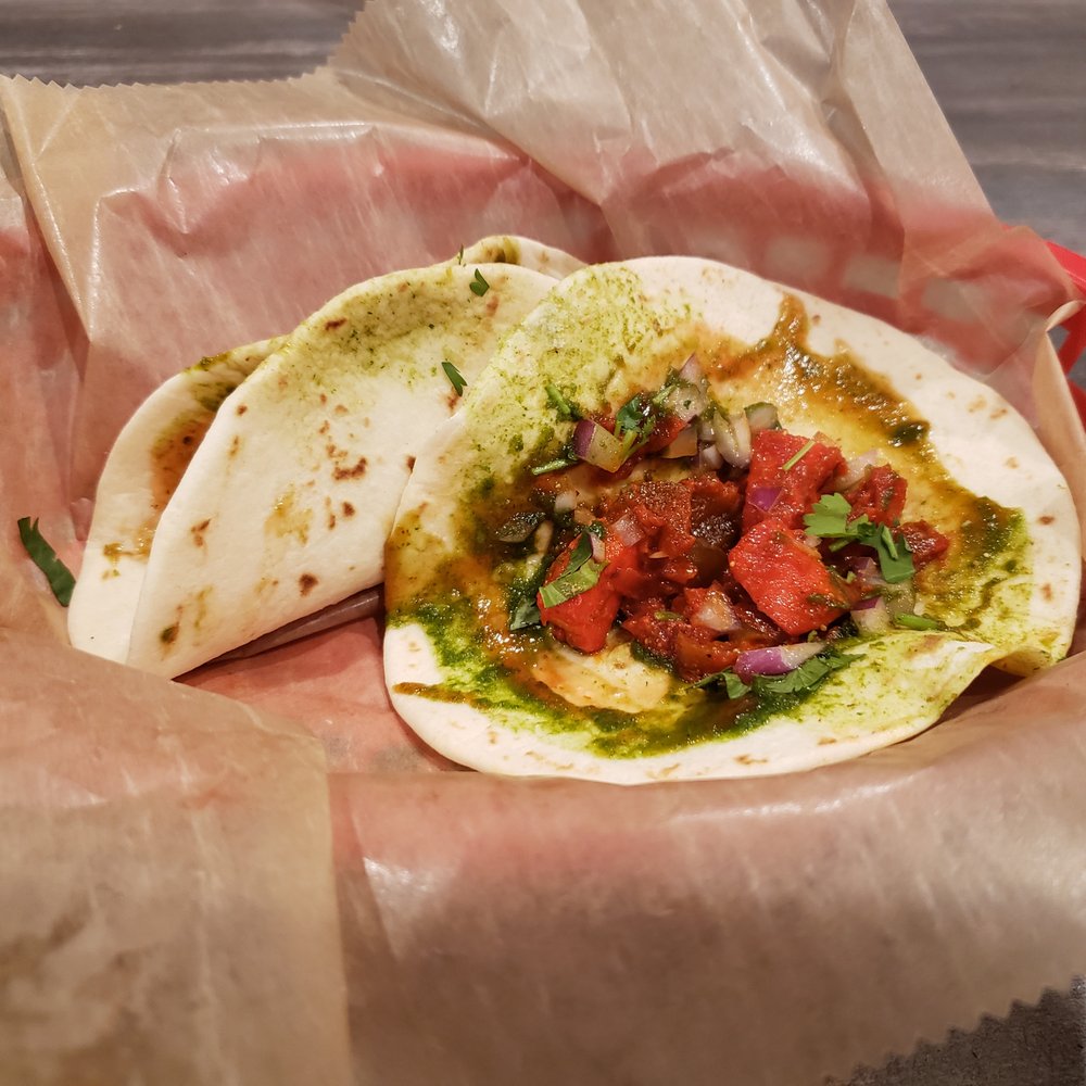 Bollywood Bistro - Taco tikka masala with less filling - Vegetarian Near Me - Naperville, Illinois