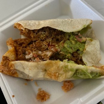 Taco Azteca - the inside of a styrofoam container - Mexican Near Me - Fairbanks, Alaska Taco Azteca - the inside of a styrofoam container - Mexican Near Me - Fairbanks, Alaska