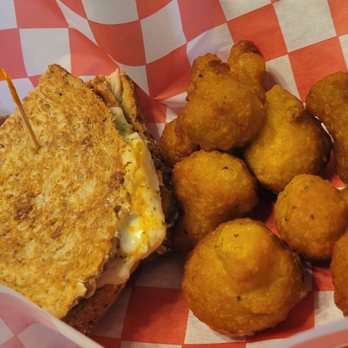 Main Street Daily Grind - Grilled chicken panini and fried mushrooms - Coffee & Tea Near Me - Front Royal, Virginia