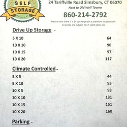Best Self Storage - Six months guaranteed pricing and above rates if you sign up by October 1, 2025