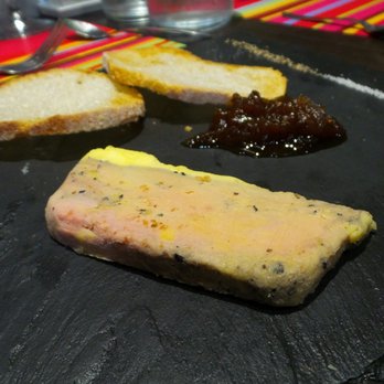 La Carabène - Home made foie gras with toast and sauteed onion - French Near Me - Limoux, 11