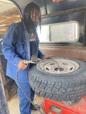 Mobile tire service - Love and passion all about tires I love my job making sure our love ones get home safe tires tires tires new and used tires thanks and have a blessed day Mobile tire service - Love and passion all about tires I love my job making sure our love ones get home safe tires tires tires new and used tires thanks and have a blessed day
