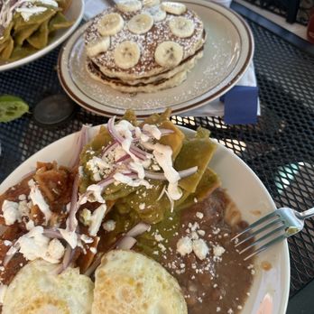 Ocean View Café - Banana pancakes and chilaquiles - Breakfast & Brunch Near Me - Manhattan Beach, California Ocean View Café - Banana pancakes and chilaquiles - Breakfast & Brunch Near Me - Manhattan Beach, California