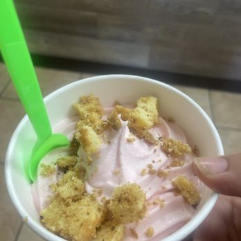 Aloha Yogurt - Black Cherry Cream w/ Passion Fruit, Mango, Strawberry popping boba, and Cheesecake bites - Ice Cream & Frozen Yogurt Near Me - Tempe, Arizona Aloha Yogurt - Black Cherry Cream w/ Passion Fruit, Mango, Strawberry popping boba, and Cheesecake bites - Ice Cream & Frozen Yogurt Near Me - Tempe, Arizona