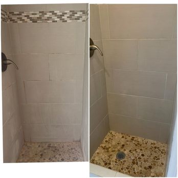 CM Cleaning Services - Before and after shower cleaning - Home Cleaning Near Me CM Cleaning Services - Before and after shower cleaning - Home Cleaning Near Me