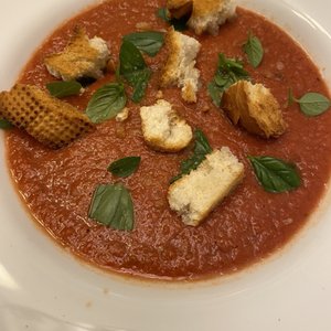 Photo of Sherry's Produce - Tucker, GA, United States. Gazpacho that I made from the fresh produce at Sherry's
